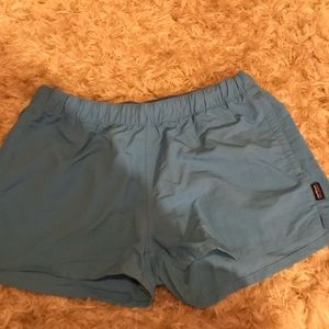 W Medium Blue Patagonia Shorts